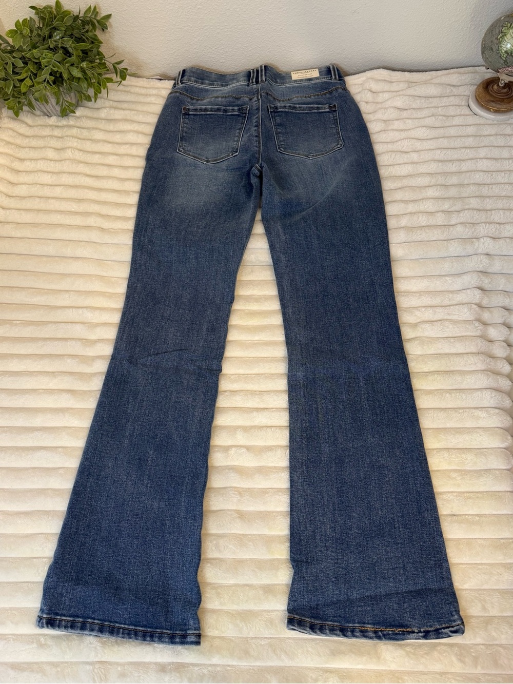 Curve Appeal high rise boot cut jeans size 4 27 - Picture 8 of 10